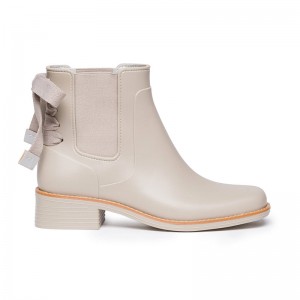 Botas Chelsea Bernardo Briton Slip On Rain Mujer Blancas | WXH4216AL