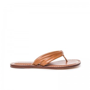 Sandalias Deslizantes Bernardo Miami Thong Mujer Marrones | PWE2983SY