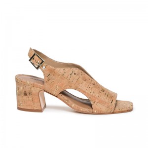 Sandalias Tacones Bernardo Bedford Mid Mujer Marrones | MMO8786NY