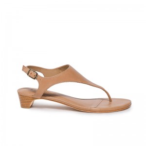 Sandalias Tacones Bernardo Goldy Demi Mujer Marrones | GTM9254PZ