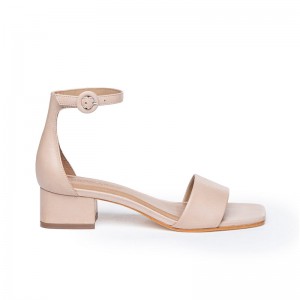 Sandalias Tacones Bernardo Jalena Low Mujer Rosas | NVT6980GP