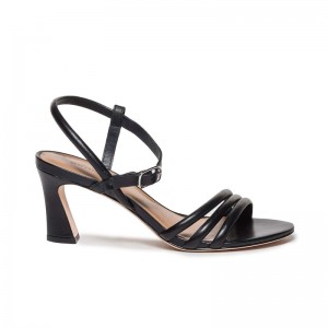 Sandalias Tacones Bernardo Noor Mujer Negras | PRU6641HS