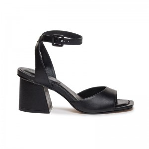 Sandalias Tacones Bernardo Nyack Mujer Negras | MFT5797EG