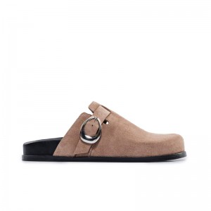 Zuecos Bernardo Easton Slip On Mujer Beige | TGG383ZJ