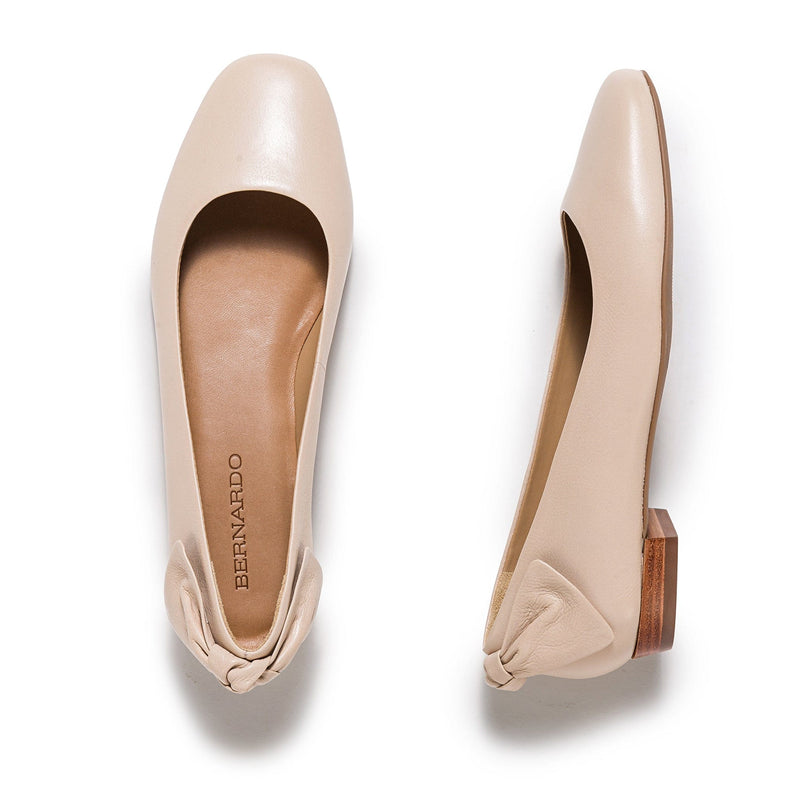 Bailarinas Bernardo Eloisa Bow Mujer Rosas | OQC9222ON