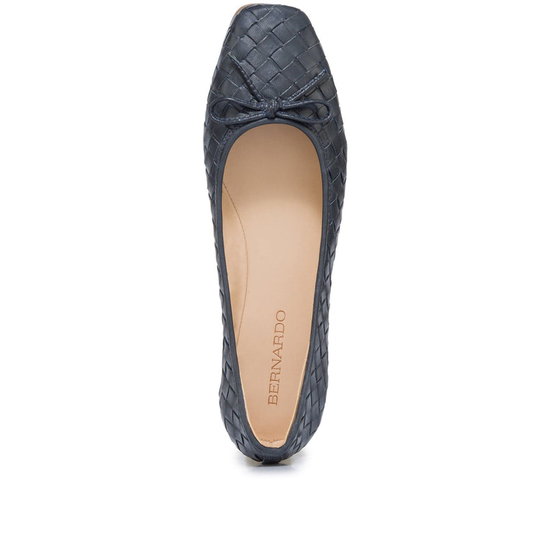 Bailarinas Bernardo Gwynn Woven Mujer Azul Marino | SAE5123AZ