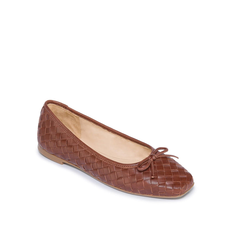 Bailarinas Bernardo Gwynn Woven Mujer Chocolate | PBW8724SQ