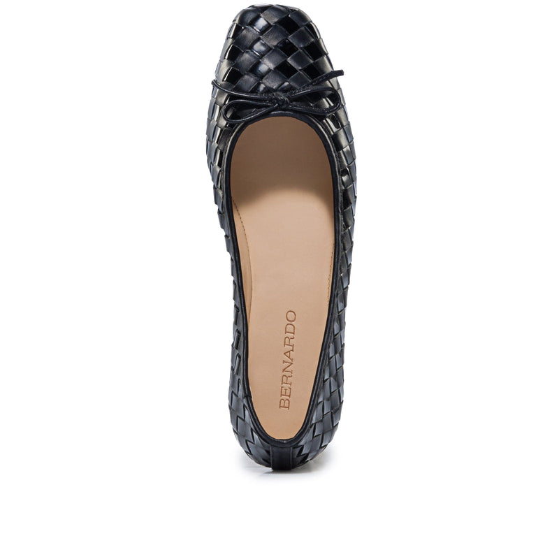 Bailarinas Bernardo Gwynn Woven Mujer Negras | ZME393SE