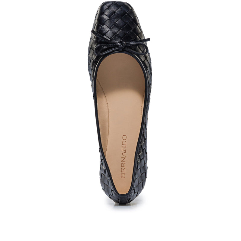 Bailarinas Bernardo Gwynn Woven Mujer Negras | EZZ942YG