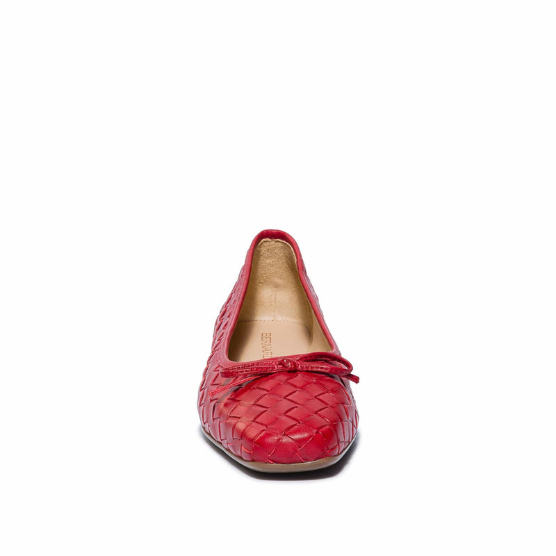 Bailarinas Bernardo Gwynn Woven Mujer Rojas | DOU2127PC