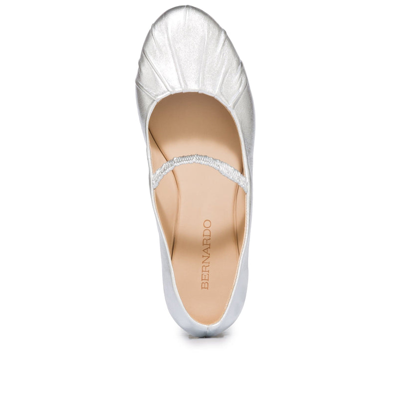 Bailarinas Bernardo Savona Ballerina Mujer Plateadas | DYG742CY