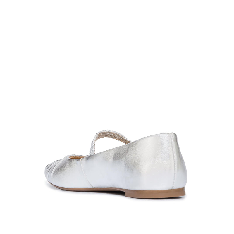 Bailarinas Bernardo Savona Ballerina Mujer Plateadas | DYG742CY