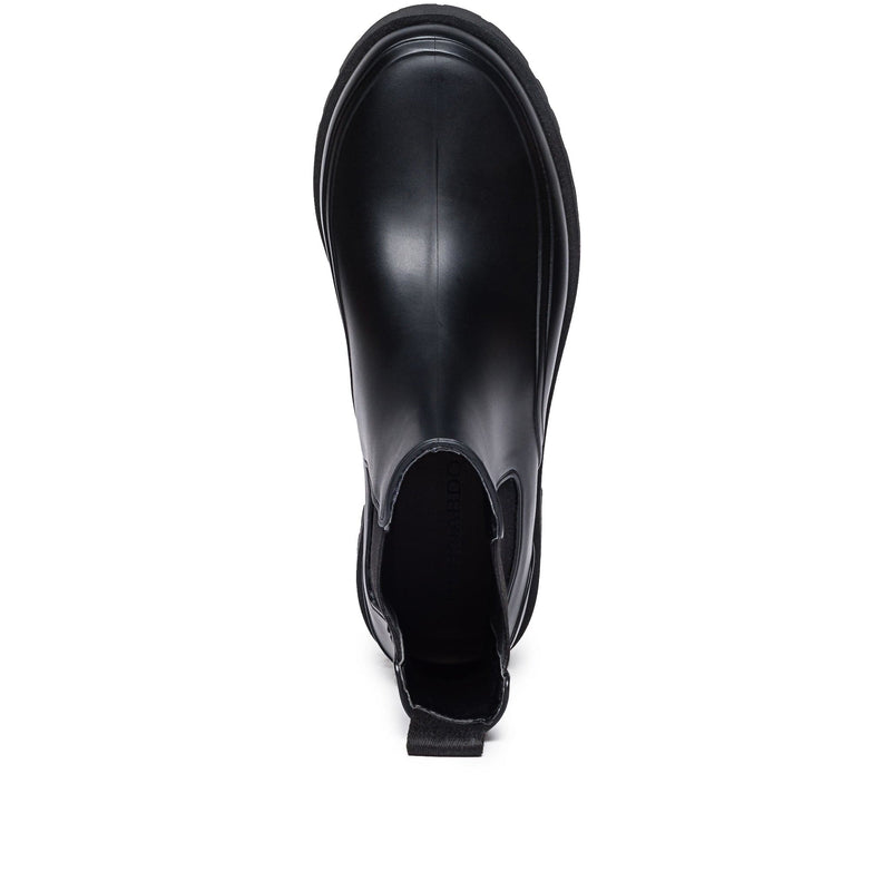 Botas Chelsea Bernardo Addison Rain Mujer Negras | UPB7024NE