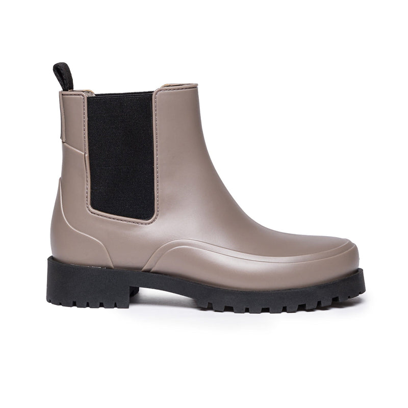 Botas Chelsea Bernardo Addison Rain Mujer Gris Negras | YKJ3858ZN