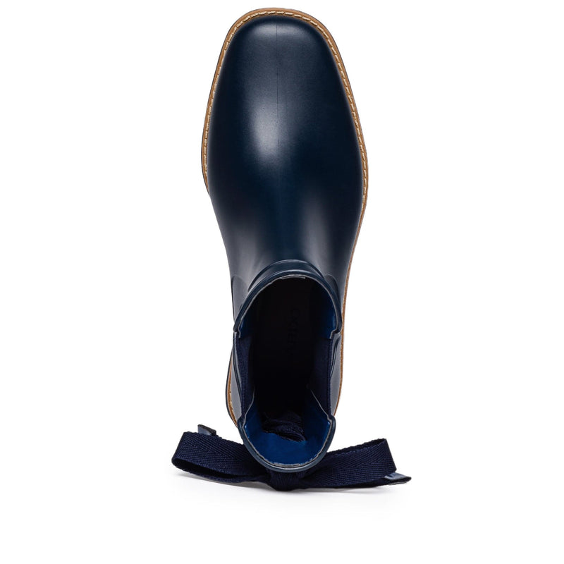 Botas Chelsea Bernardo Briton Slip On Rain Mujer Azul Marino | BCU626EJ