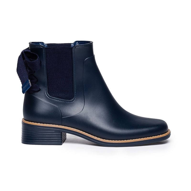 Botas Chelsea Bernardo Briton Slip On Rain Mujer Azul Marino | BCU626EJ