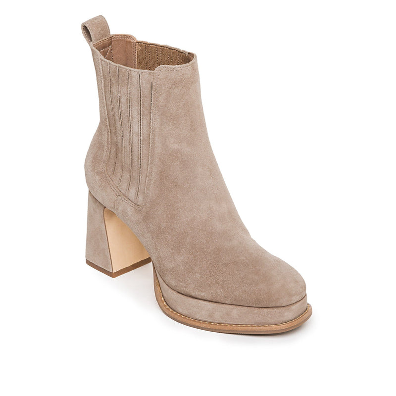 Botas Plataforma Bernardo Nicola Mujer Beige | VPY491CS