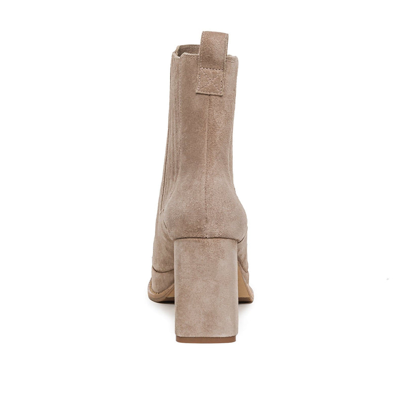Botas Plataforma Bernardo Nicola Mujer Beige | VPY491CS