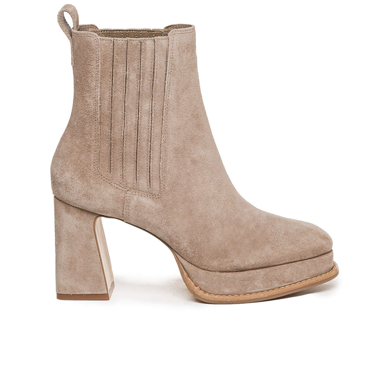 Botas Plataforma Bernardo Nicola Mujer Beige | VPY491CS