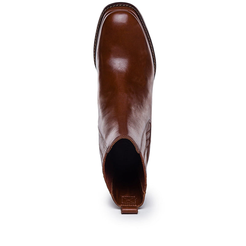 Botas Plataforma Bernardo Nicola Mujer Chocolate | AQR4578EI