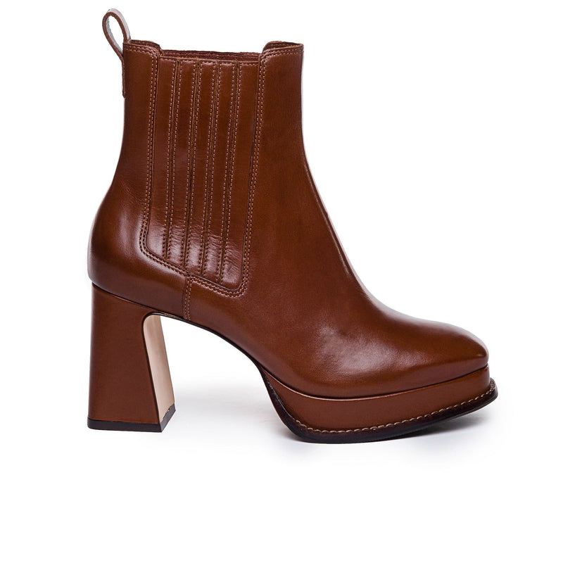 Botas Plataforma Bernardo Nicola Mujer Chocolate | AQR4578EI