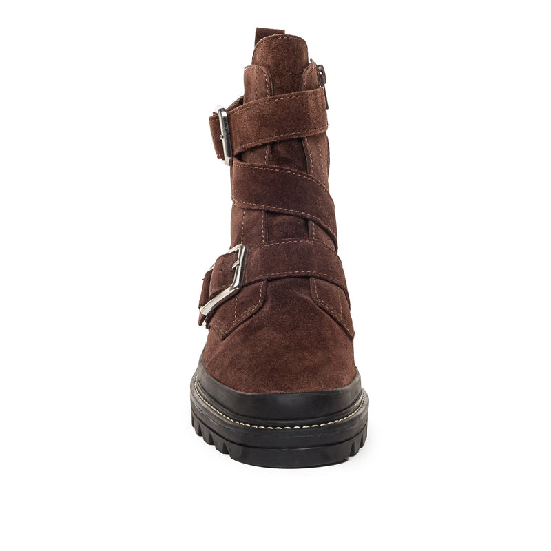 Botines Bernardo Durban Moto Mujer Chocolate | BKU8386CX