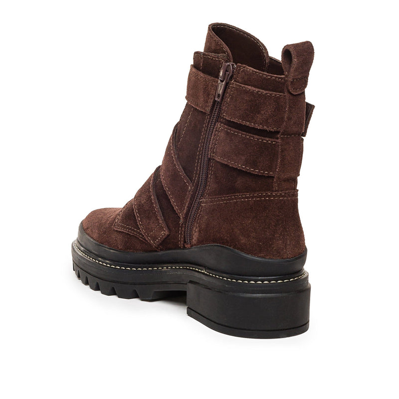 Botines Bernardo Durban Moto Mujer Chocolate | BKU8386CX