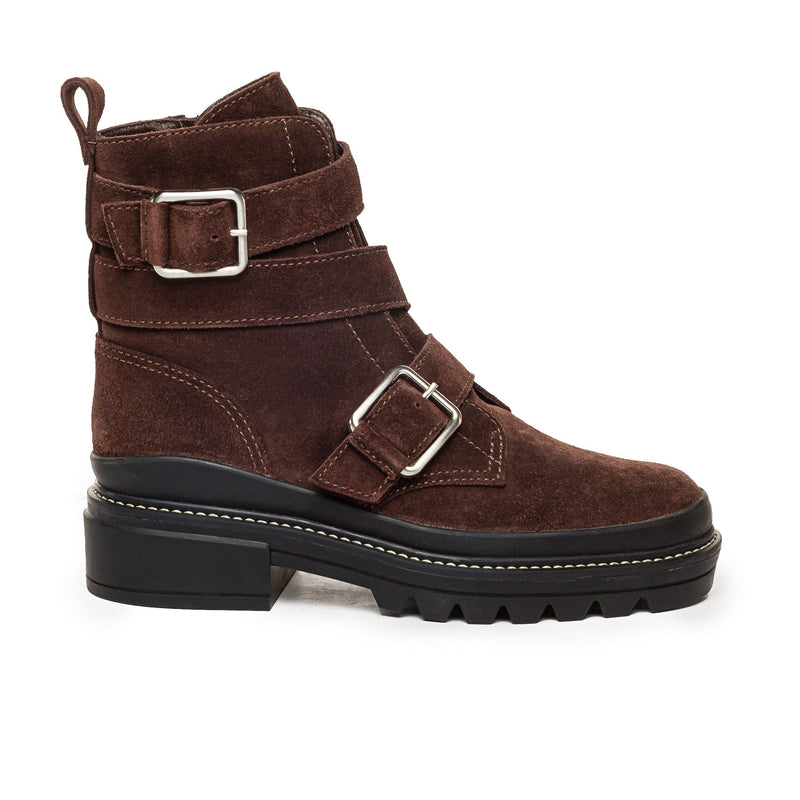 Botines Bernardo Durban Moto Mujer Chocolate | BKU8386CX