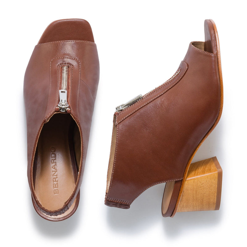 Botines Bernardo Levy Mujer Marrones Oscuro | ZSN1132QC