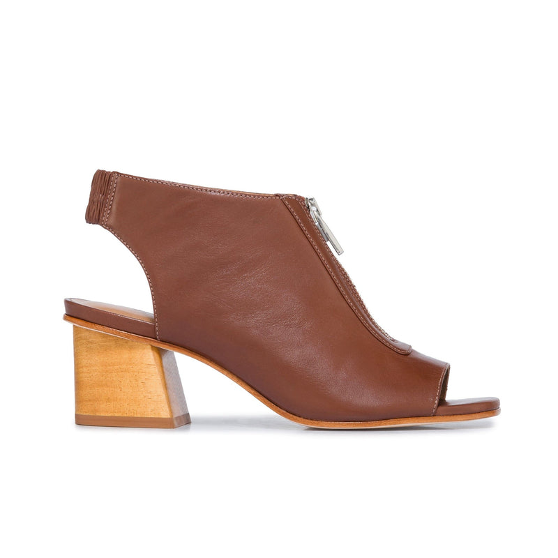 Botines Bernardo Levy Mujer Marrones Oscuro | ZSN1132QC