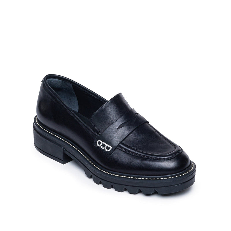 Mocasines Bernardo Chandler Lug-Sole Mujer Negras | NQF535HD
