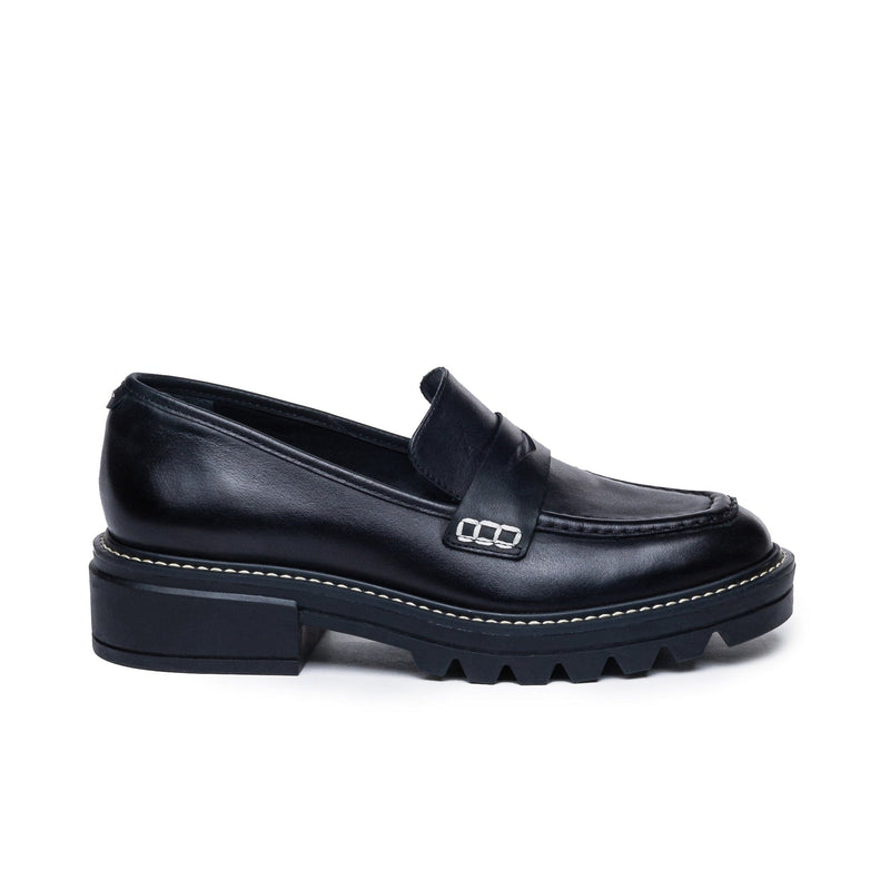 Mocasines Bernardo Chandler Lug-Sole Mujer Negras | NQF535HD