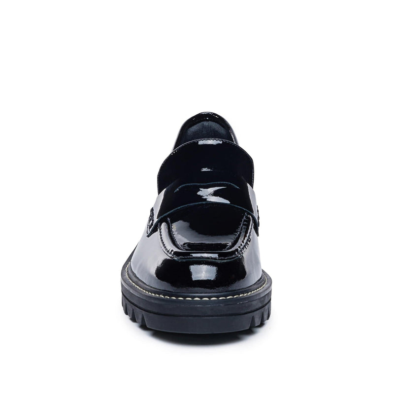 Mocasines Bernardo Chandler Lug-Sole Mujer Negras | AKC2417XC