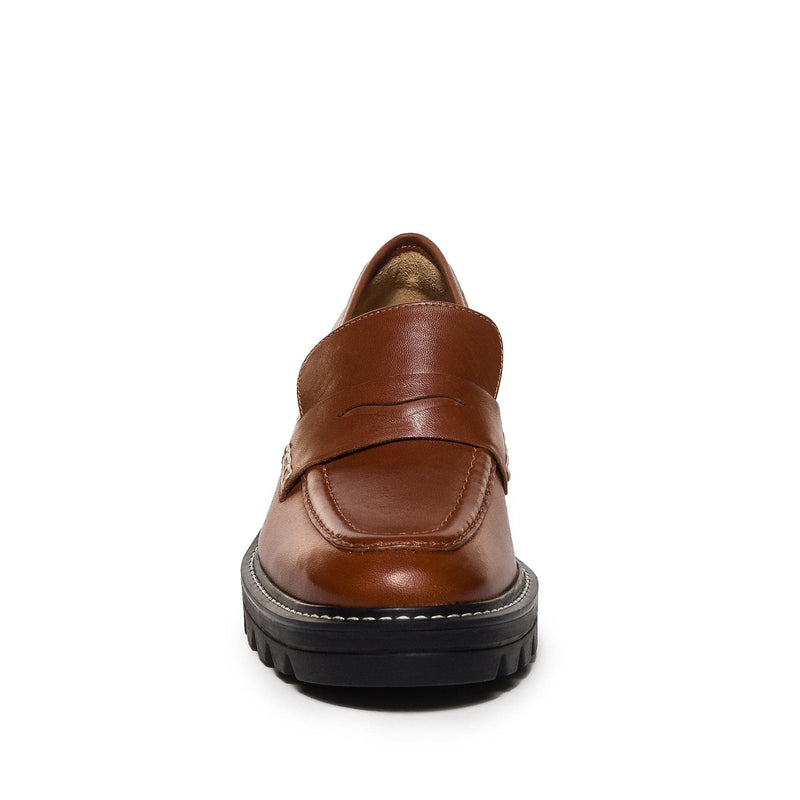 Mocasines Bernardo Chandler Lug-Sole Mujer Marrones Oscuro | ANE544FC