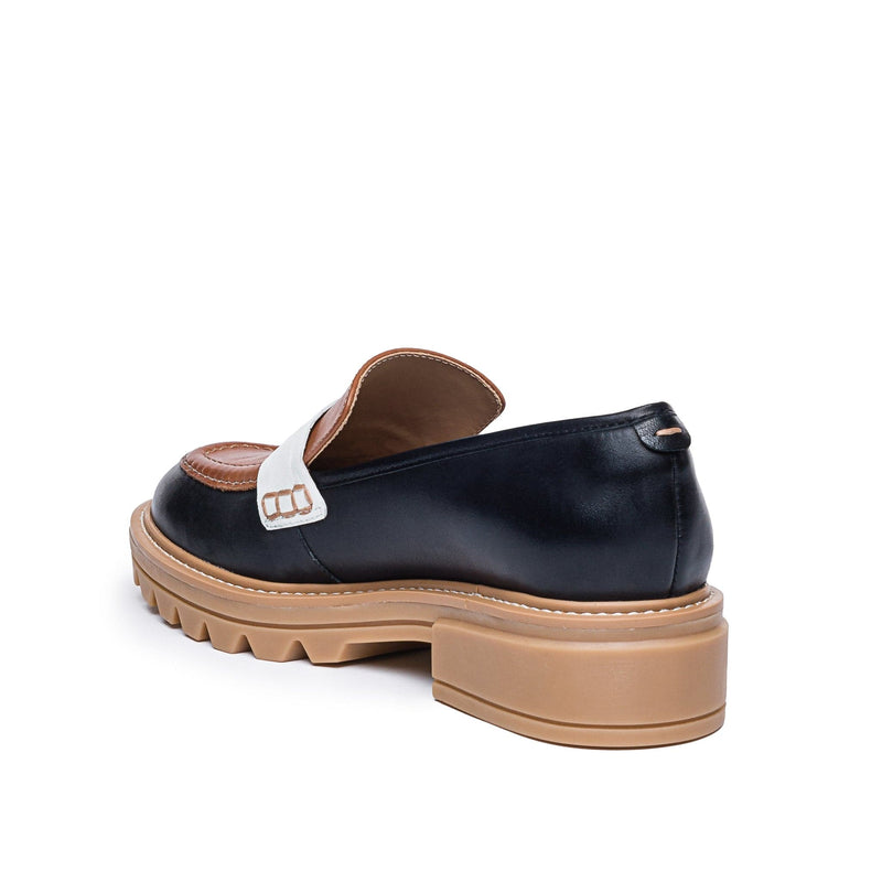 Mocasines Bernardo Chandler Lug-Sole Mujer Negras Marrones Oscuro | QRF9946BM