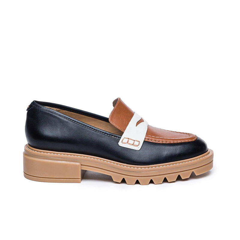Mocasines Bernardo Chandler Lug-Sole Mujer Negras Marrones Oscuro | QRF9946BM
