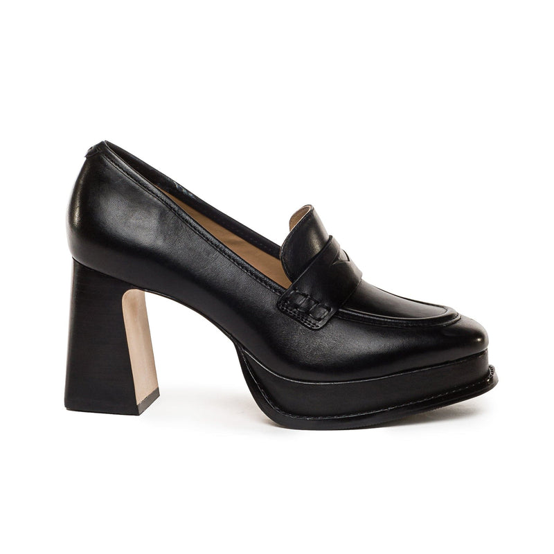 Mocasines Bernardo Natalie Platform Mujer Negras | BDC313GN