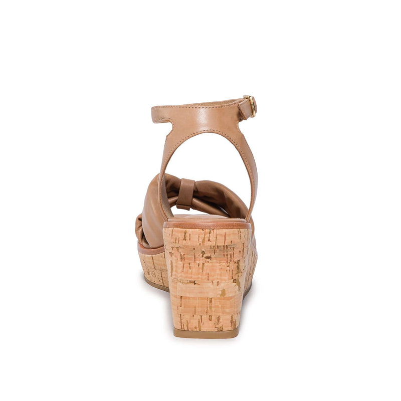 Sandalias Cuña Bernardo Kearny Mujer Marrones | ANJ9594VO