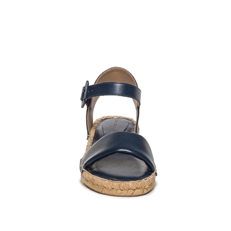 Sandalias Cuña Bernardo Madrid Espadrille Mujer Azul Marino | IKF5038MN