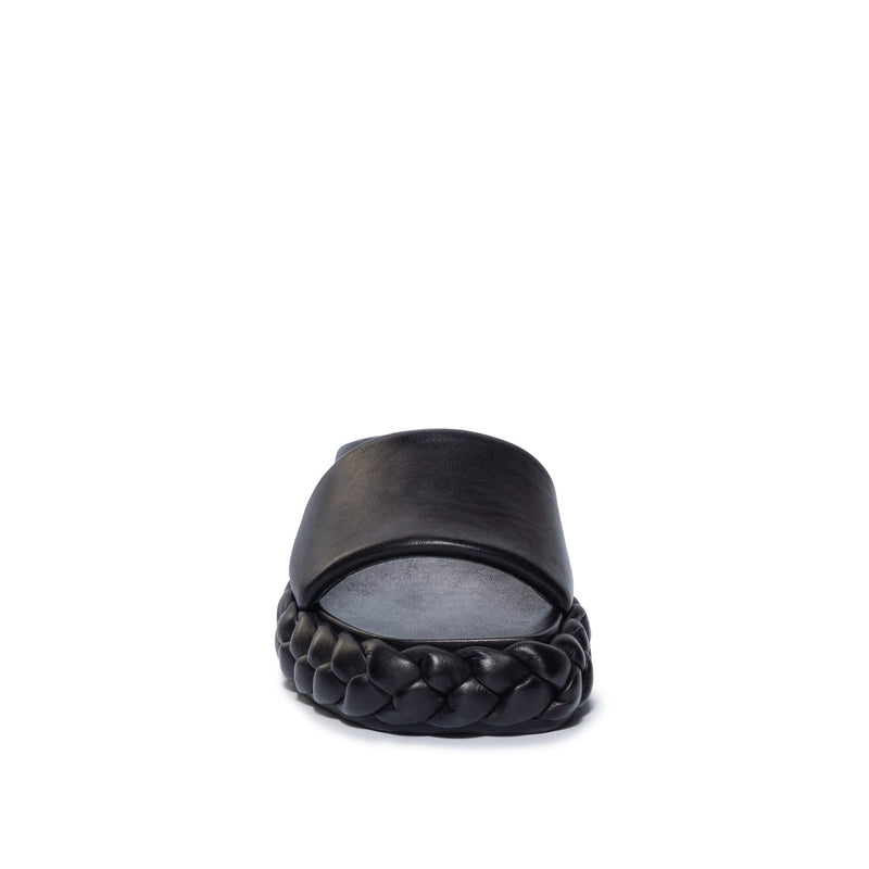 Sandalias Deslizantes Bernardo Charleston Braided Mujer Negras | ZCT8996WQ