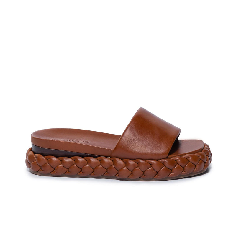 Sandalias Deslizantes Bernardo Charleston Braided Mujer Chocolate | IUE5713ZZ