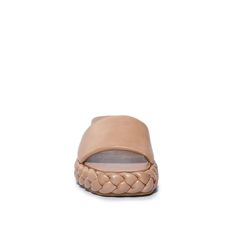 Sandalias Deslizantes Bernardo Charleston Braided Mujer Marrones | UTO6384YC