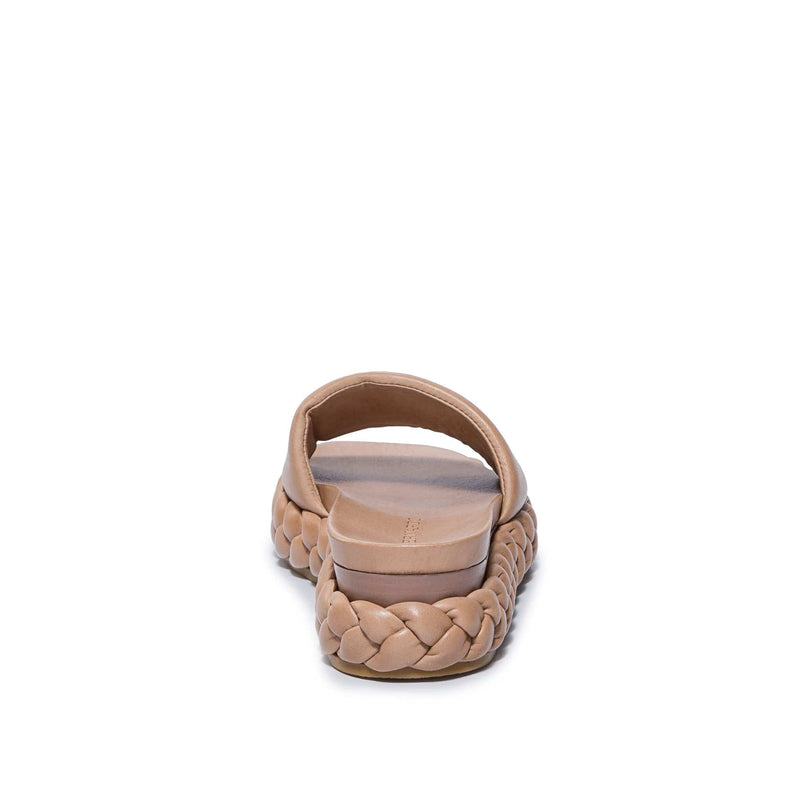 Sandalias Deslizantes Bernardo Charleston Braided Mujer Marrones | UTO6384YC
