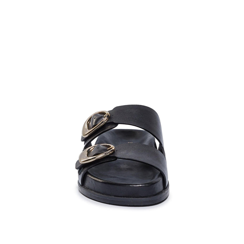 Sandalias Deslizantes Bernardo Evie Mujer Negras | AZT464TJ