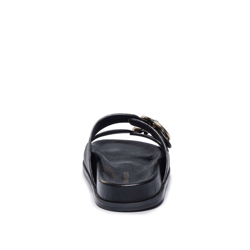 Sandalias Deslizantes Bernardo Evie Mujer Negras | AZT464TJ