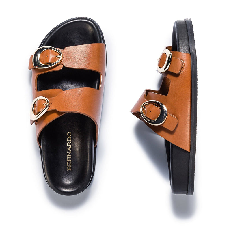 Sandalias Deslizantes Bernardo Evie Mujer Marrones Oscuro | VLO91100CN