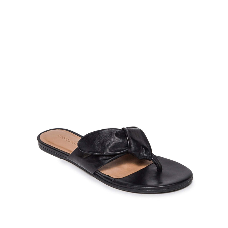 Sandalias Deslizantes Bernardo Harmony Thong Mujer Negras | UHL4885JR