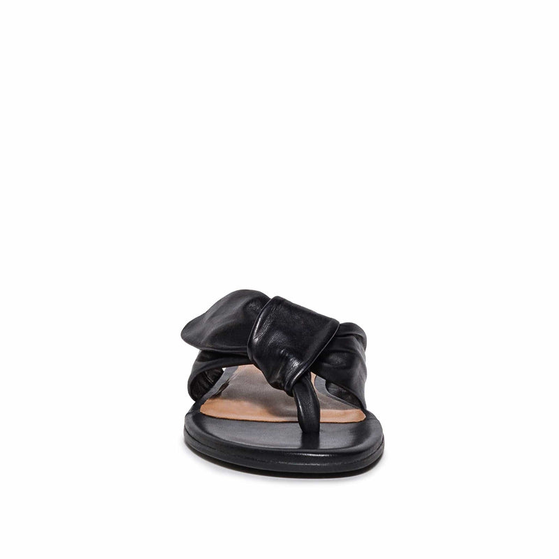 Sandalias Deslizantes Bernardo Harmony Thong Mujer Negras | UHL4885JR
