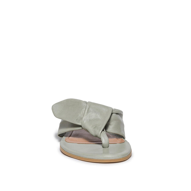 Sandalias Deslizantes Bernardo Harmony Thong Mujer Verde Claro | LKY5027EN