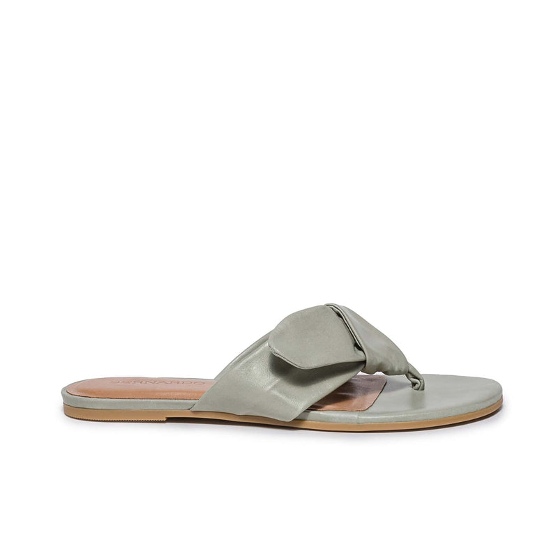 Sandalias Deslizantes Bernardo Harmony Thong Mujer Verde Claro | LKY5027EN
